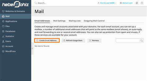 How To Create An Email Account In Plesk Heberjahiz