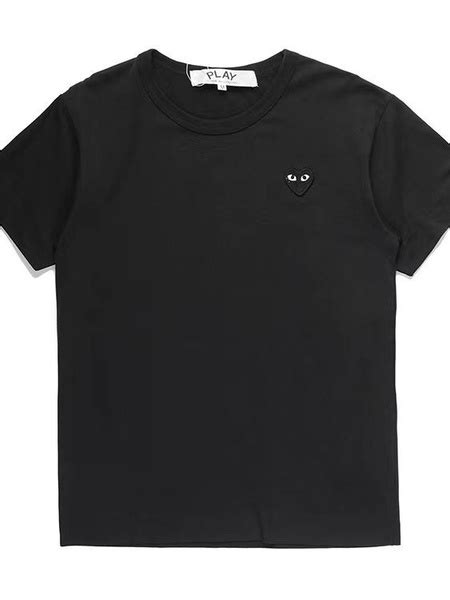 Футболка Comme des Garcons, размер универсальный, цвет черный, глубокий ...