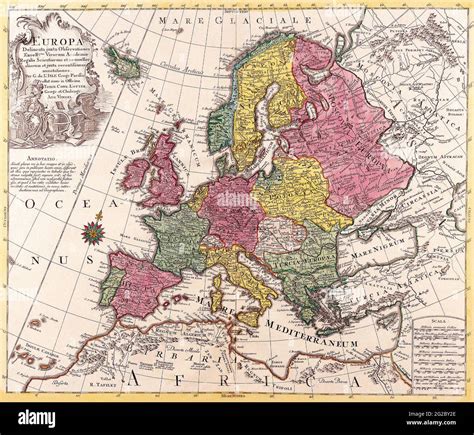 Mappa Dell Europa Mappa Vecchia D Europa Mappa D Europa D Epoca