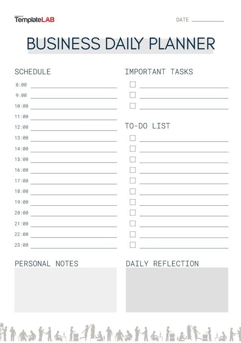 Daily Work Planner Template Inspirational 10 Free Printable - Riset