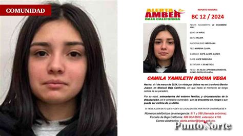 Activan Alerta Amber En BC Por Camila Yamileth Tiene Una Semana