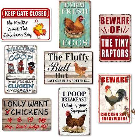 Personalized Chicken Coop Signs Farm Fresh Eggs Daily