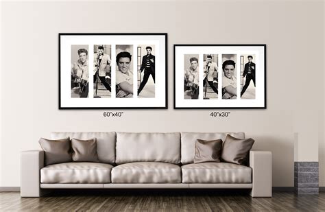 Elvis Presley Collage Poster Poster Print Gift Idea Office - Etsy