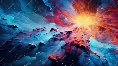 Premium AI Image | colorful clouds and stars in space beautiful galaxy ...