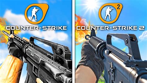 Counter Strike 2 Vs Counter Strike 1 6 Weapons Comparison YouTube