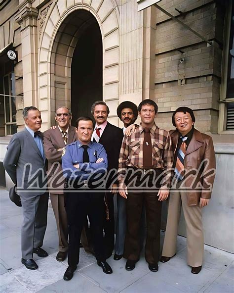 Cast of Barney Miller TV Show 1970s Color 8 X 10 Photo Picture