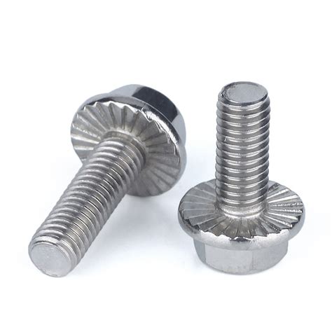 Din Ss Hex Flange Bolt Din Ss A Hex Flange Bolt And