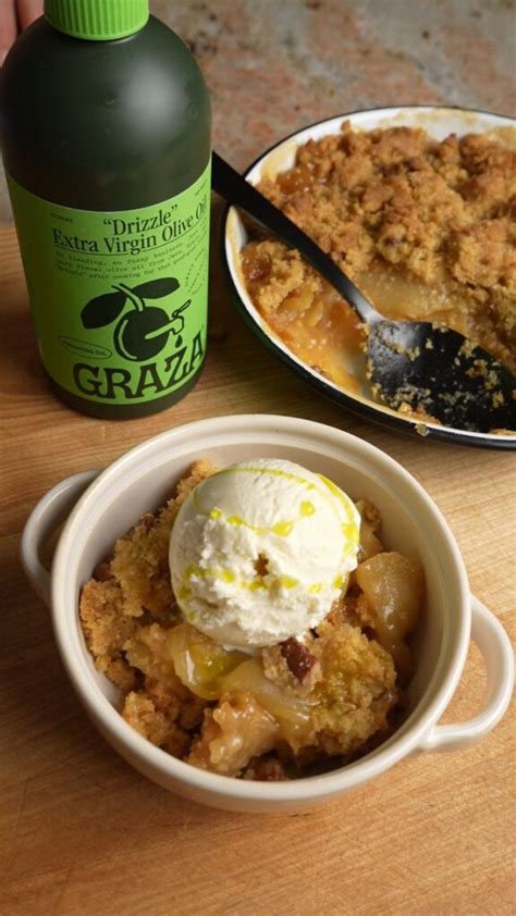 Olive Oil Apple Crumble Maldon Salt