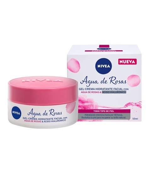 Gel hidratante facial agua de rosas ácido hialurónico NIVEA