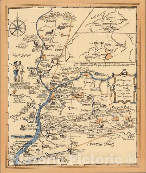 Pennsylvania Counties Historical Maps