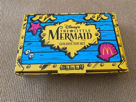 McDonald's 1997 Disney The Little Mermaid Golden Toy Set | #4622449898