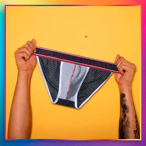 Playpump Hot Cotton Sexy Man Underwear Brief Men Underpants Breathable Slip Panties Jockstrap