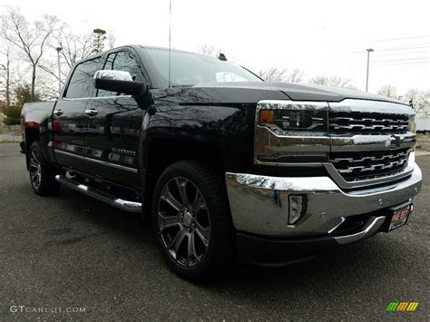 2017 Black Chevrolet Silverado 1500 LTZ Crew Cab 4x4 118722335 Photo