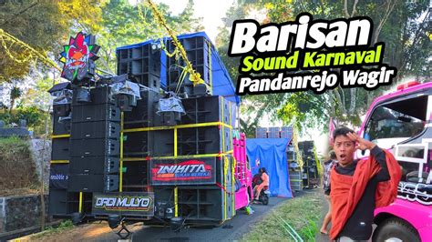 Barisan Sound Karnaval Di Garis Start Karnaval Pandanrejo Wagir Malang