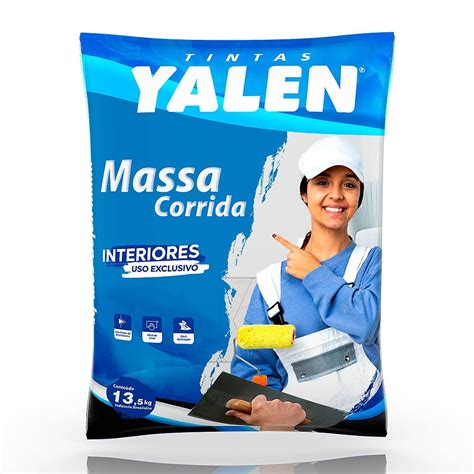 Massa Corrida Pva Interna Saco Kg Branco Yalen