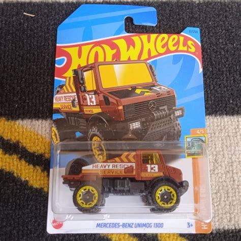 Jual Hot Wheels Hotwheels Mercedes Benz Unimog 1300 Coklat Mercy