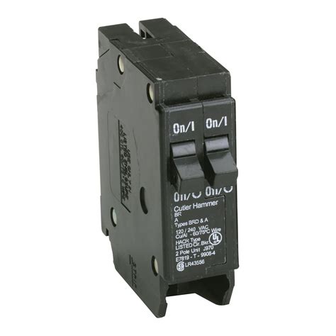 Cutler-Hammer BR2020 Circuit Breaker, Duplex, Type BR, 20...