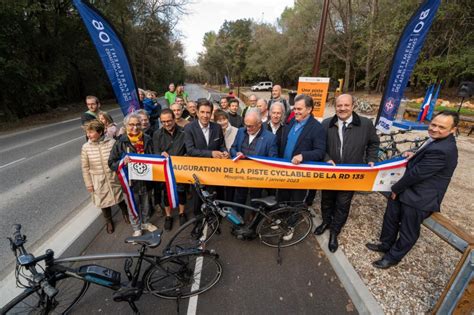 Inauguration De La Nouvelle Piste Cyclable Entre Mougins Le Haut Et Le