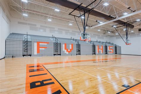 Fuquay Varina High School Gymnasium Bleachers Barnhill Contracting