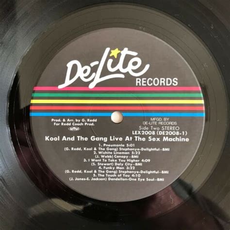 Popsike Kool And The Gang Live At The Sex Machine Japan LP LEX 2008 Insert Auction Details