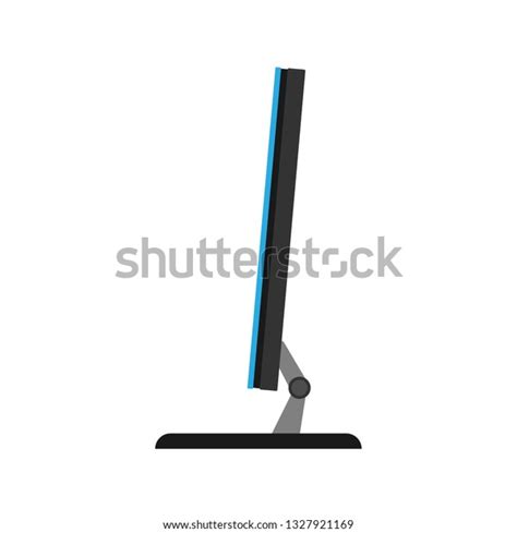 Monitor Side View Screen Computer Equipment Stock Vector (Royalty Free) 1327921169 | Shutterstock