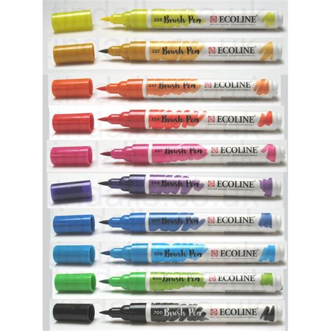 Royal Talens Ecoline Brush Pens Set Of 10