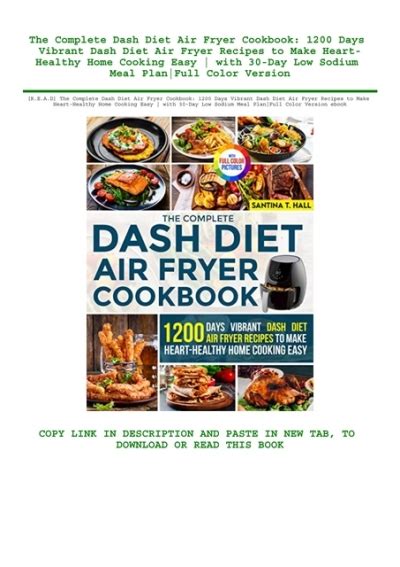 [r E A D] The Complete Dash Diet Air Fryer Cookbook 1200 Days Vibrant Dash Diet Air Fryer