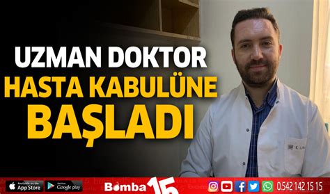 Uzman Doktor Muhammed Emre Urhan hasta kabulüne başladı Burdur Haber