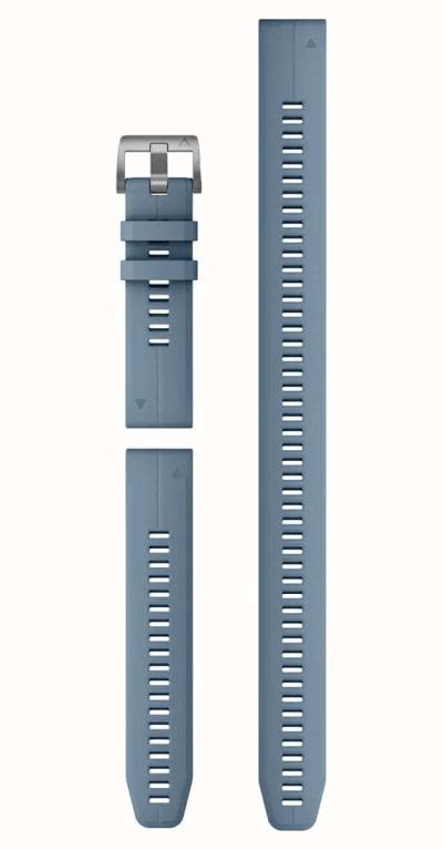 Garmin Quickfit Watch Strap Only Hurricane Blue Silicone Piece