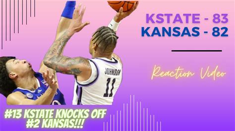 Kstate Vs Ku Reaction Youtube