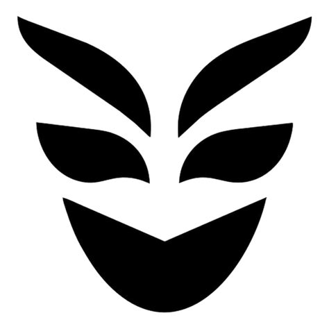 masquerade logo premium ai generated vector