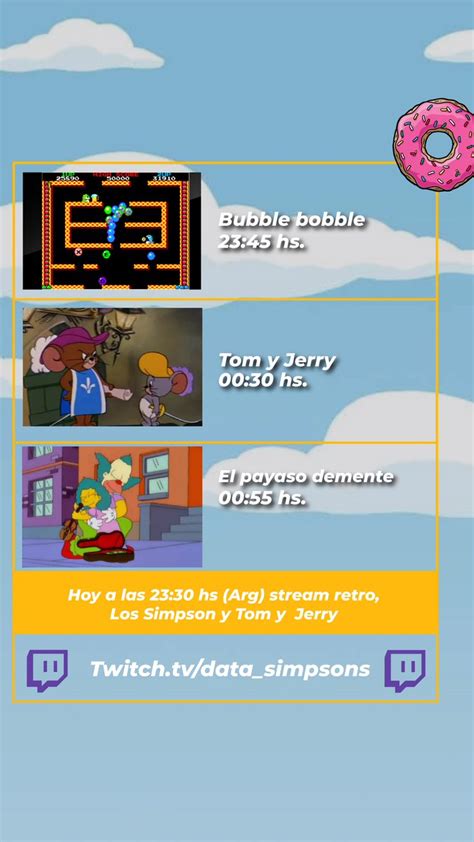 Data Simpsons On Twitter Hoy A Las Tenemos Stream Retro