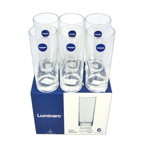 Luminarc Gelas Tumbler Islande Ml Glass Pcs Alat Minum Kaca