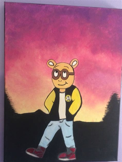 Chance The Rapper Canvas Painting Wonderful Everyday Arthur Theme