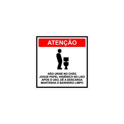 Banheiro Masculino Normas De Uso Bem Brasil Placas Placas De