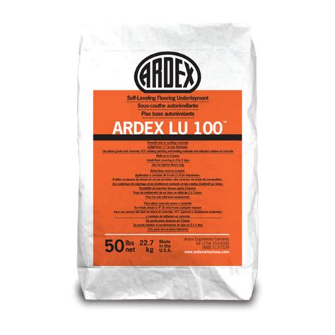 Ardex Lu 100 Self Leveling Flooring Underlayment Muller Construction