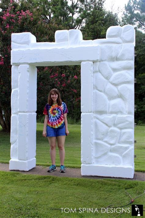 Foam Castle Gate Scenic Prop Tom Spina Designs Halloween Party