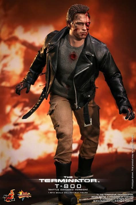 Onesixthscalepictures Hot Toys Terminator T 800 Battle Damaged Latest Product News For 1 6