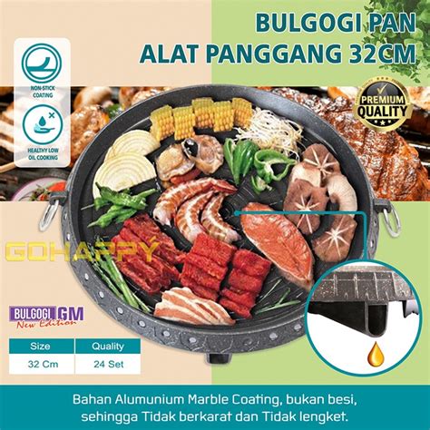 Jual Ready BULGOGI 2IN1 Tempat BBQ Panci Pemanggang Grill Mookata