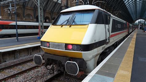 A Trip On A Lner Class 91 From Stevenage To London Kings Cross Youtube