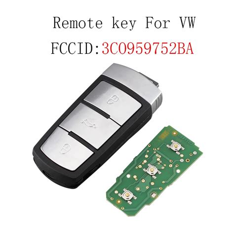 Aliexpress Buy Buttons Smart Remote Key Keyless Fob For Vw