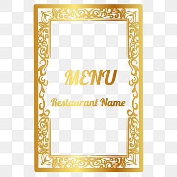 Fancy Menu Borders