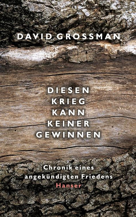 Diesen Krieg kann keiner gewinnen Chronik eines angekündigten Friedens