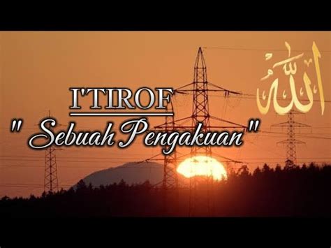 SEBUAH PENGAKUAN SHOLAWAT ABU NAWAS YouTube