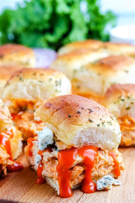 Buffalo Chicken Sliders Easy Budget Recipes