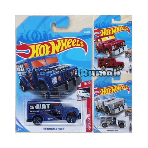 Hot Wheels Hw Armored Truck Fantasy Metro Rescue Rth Regular Treasure
