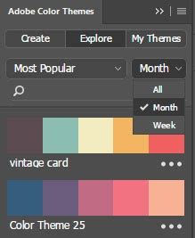 Learn to use the Adobe Color Themes extension to easily choose color ...