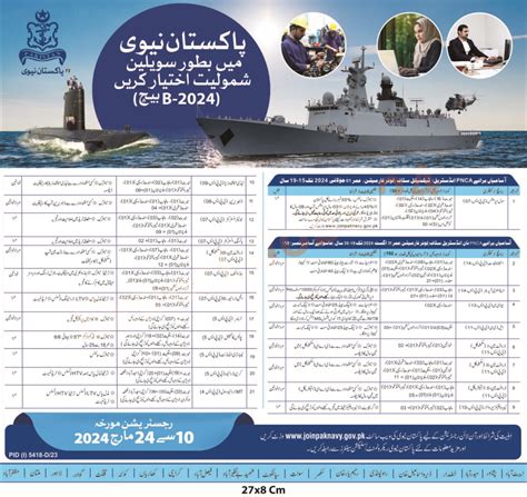 Join Pak Navy Civilian Jobs Batch B Find Pak Jobs