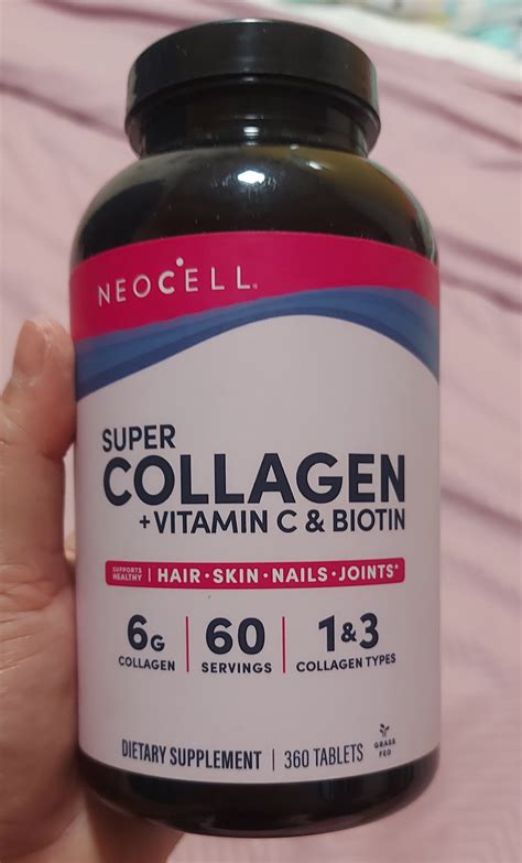 super collagen vitamin  biotin  tablets  neocell reviews