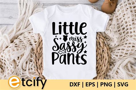 Little Miss Sassy Pants Svg Graphic By Etcify · Creative Fabrica